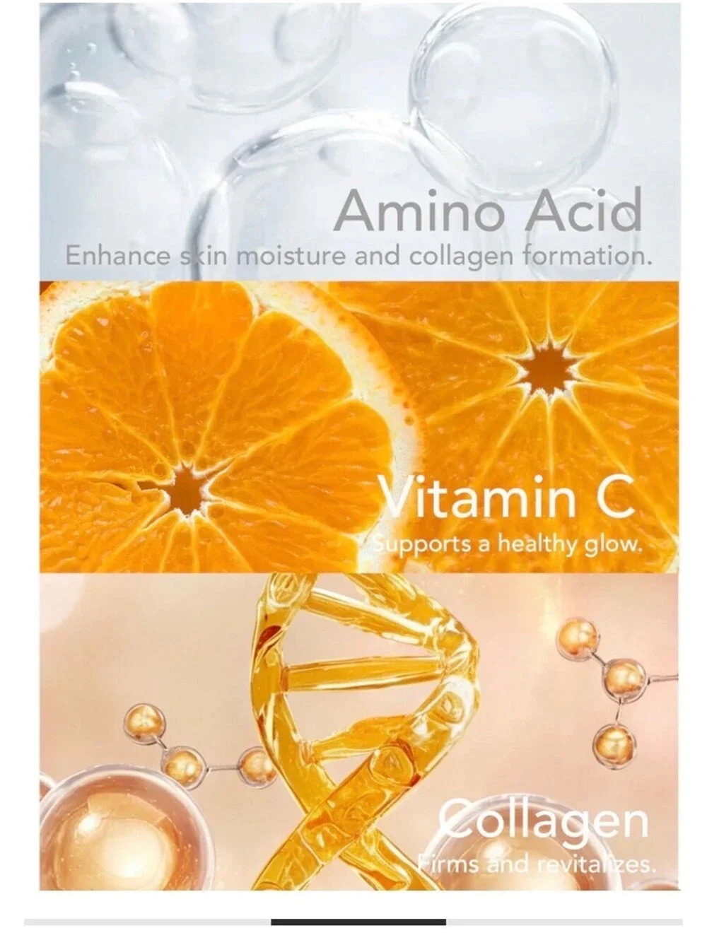 5 Pack of Masks Leaders Amino Lifting Mask with Vitamin C, and Collagen